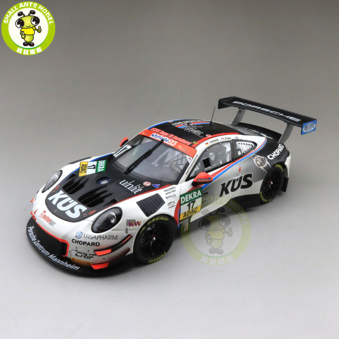1/18 Minichamps Porsche 911 GT3 R #17 GT Masters 2018 Sher Team 75 Bernhard Diecast Model Car Toys Gifts