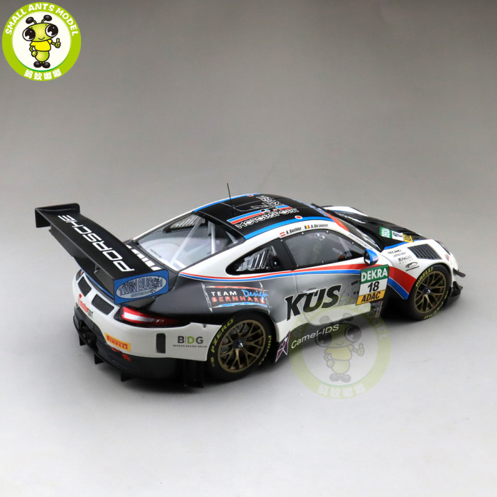 1/18 Minichamps Porsche 911 GT3 R #18 GT Masters 2018 Sher Team 75 Bernhard Diecast Model Car Toys Gifts