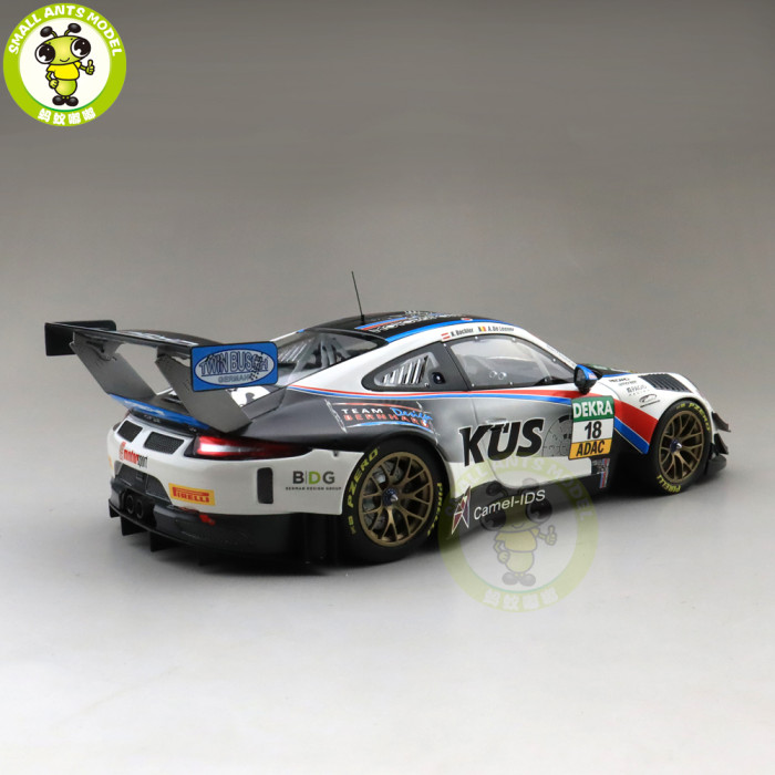 1/18 Minichamps Porsche 911 GT3 R #18 GT Masters 2018 Sher Team 75 Bernhard Diecast Model Car Toys Gifts