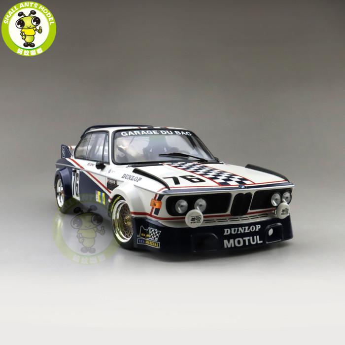 1/18 Minichamps BMW 3.0 CSL 24h Le Mans 1977 #76 Diecast Car Model Toys gifts