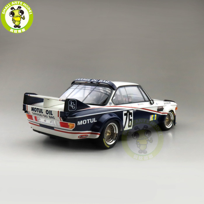 1/18 Minichamps BMW 3.0 CSL 24h Le Mans 1977 #76 Diecast Car Model Toys gifts