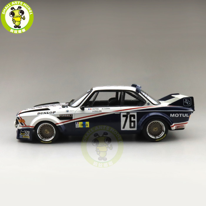 1/18 Minichamps BMW 3.0 CSL 24h Le Mans 1977 #76 Diecast Car Model Toys gifts