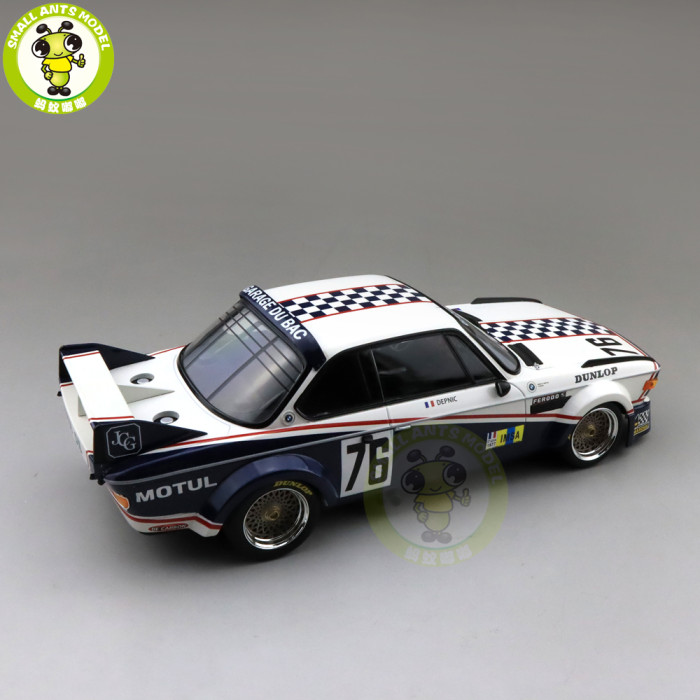 1/18 Minichamps BMW 3.0 CSL 24h Le Mans 1977 #76 Diecast Car Model Toys gifts