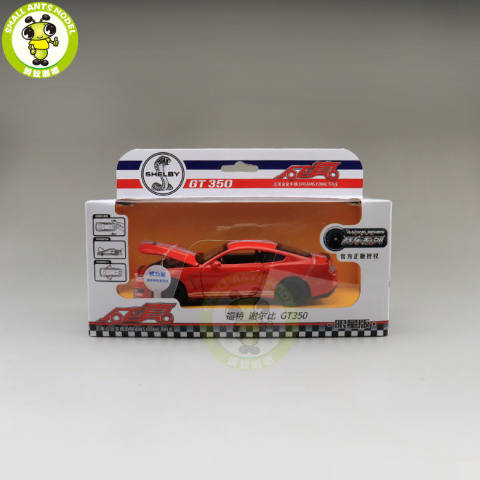 1/32 Ford Mustang Shelby GT350 Diecast Model Car Toys Kids Boys Girls Kids Gifts