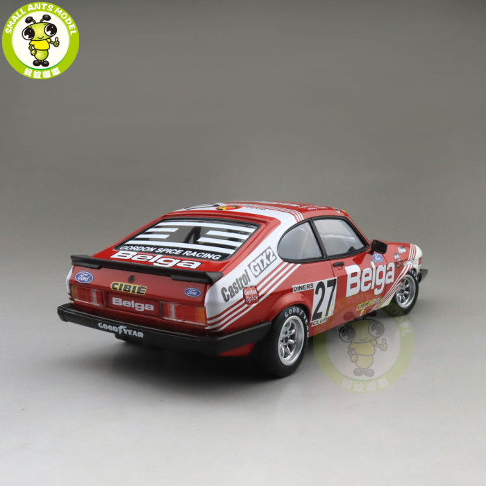 1/18 Minichamps Ford CAPRI 3.0 RHD Winners 1978 #27 Diecast model car Toys gifts