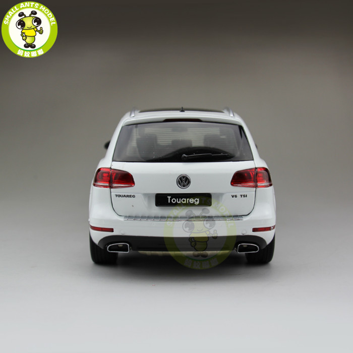 1/18 Welly 11005W VW Volkswagen Touareg Diecast Model Car Suv Toys for Kids Gift Collection