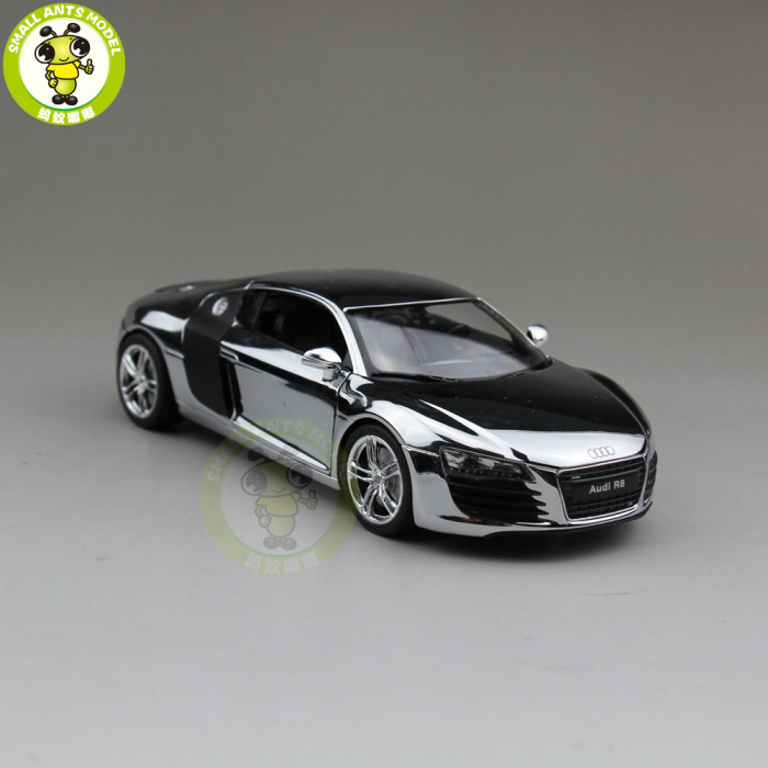 1/24 Welly Audi R8 V10 Racing Car Diecast Model Car Toys Boys Girls Gifts