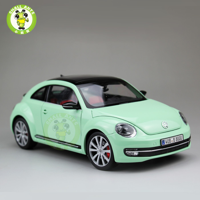 1/18 VW Volkswagen New Beetle Welly FX Diecast Car Model Toys for Kids Gift Collection 