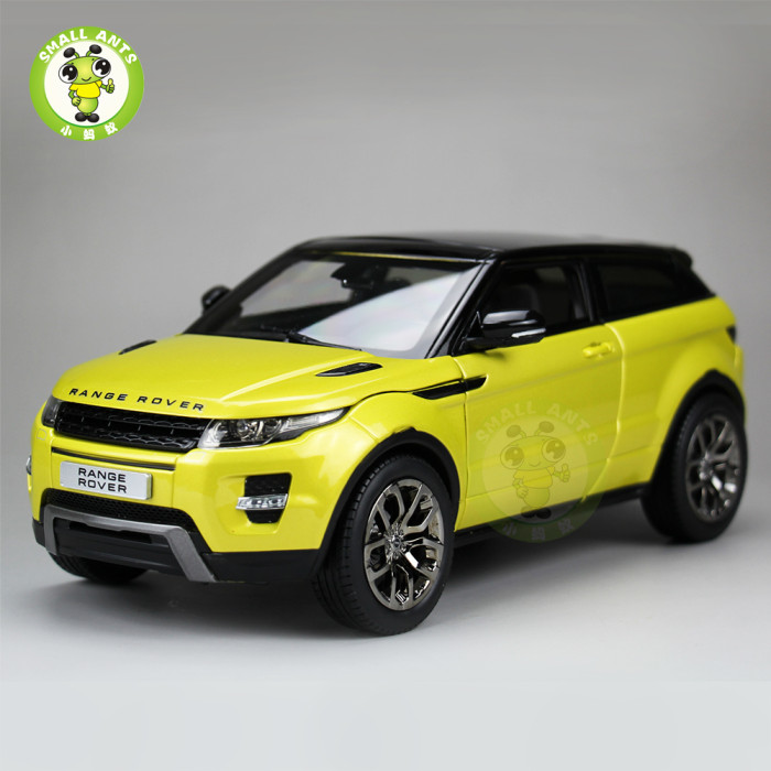1/18 Welly GTAutos Land Rover Range Rover EVOQUE Diecast Model Racing Car Toys Kids Gifts