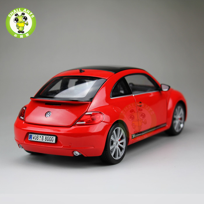 1/18 VW Volkswagen New Beetle Welly FX Diecast Car Model Toys for Kids Gift Collection 