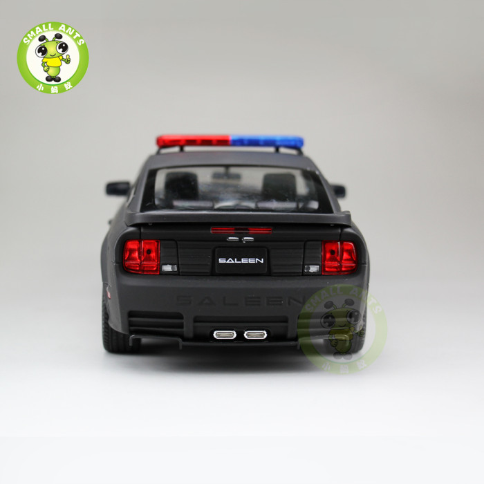 1/18 Welly Ford Mustang Saleen S281 Police Car Diecast Model Car Toys Kids Gifts