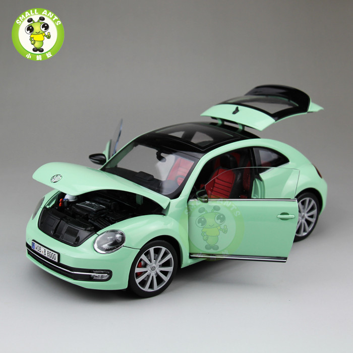 1/18 VW Volkswagen New Beetle Welly FX Diecast Car Model Toys for Kids Gift Collection 