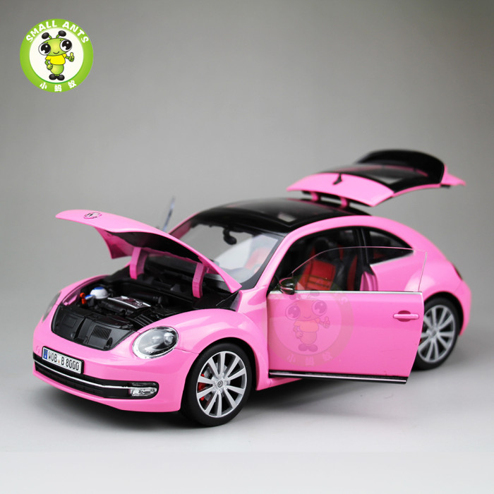 1/18 VW Volkswagen New Beetle Welly FX Diecast Car Model Toys for Kids Gift Collection 