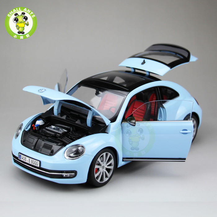1/18 VW Volkswagen New Beetle Welly FX Diecast Car Model Toys for Kids Gift Collection 