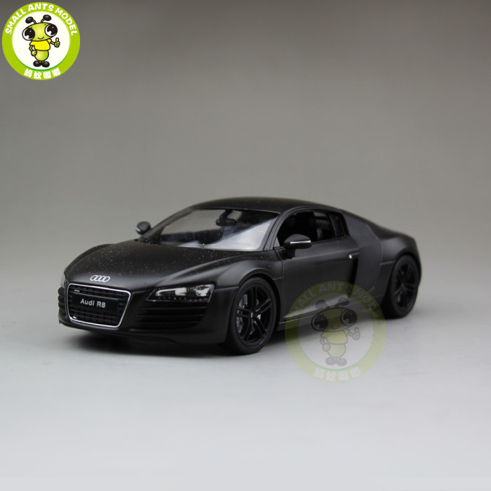 1/24 Welly Audi R8 V10 Racing Car Diecast Model Car Toys Boys Girls Gifts