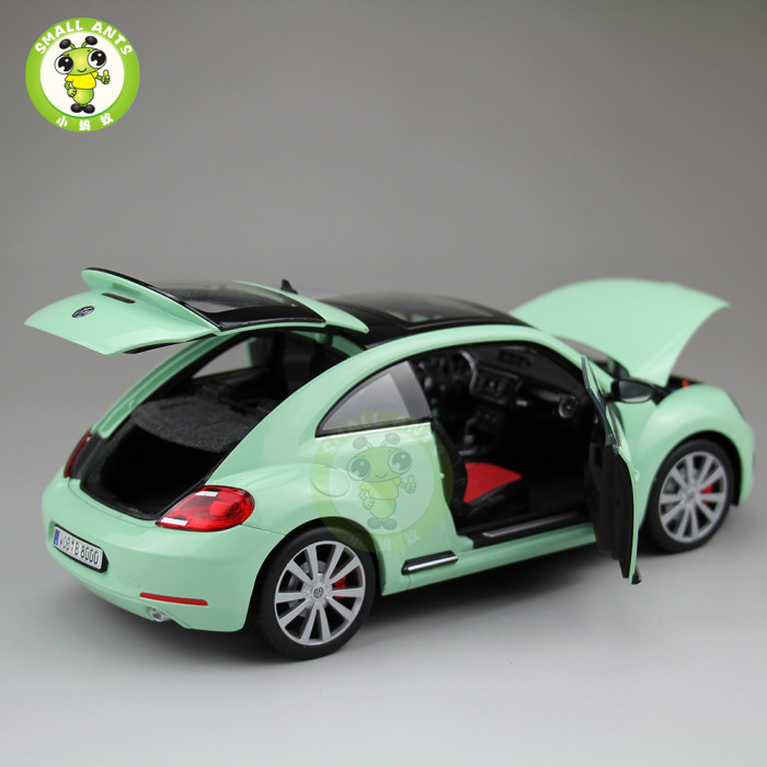 1/18 VW Volkswagen New Beetle Welly FX Diecast Car Model Toys for Kids Gift Collection 