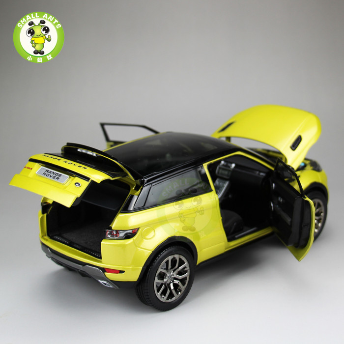 1/18 Welly GTAutos Land Rover Range Rover EVOQUE Diecast Model Racing Car Toys Kids Gifts