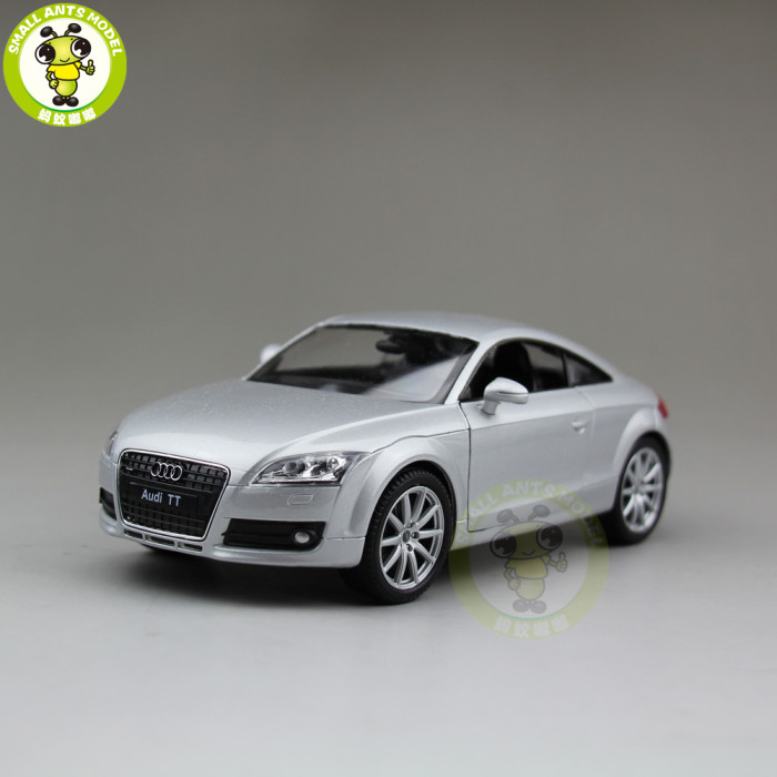 1/24 Welly Audi TT Racing Car Diecast Model Car Toys Boys Girls Gifts