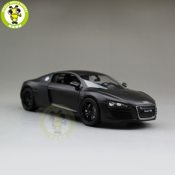1/24 Welly Audi R8 V10 Racing Car Diecast Model Car Toys Boys Girls Gifts