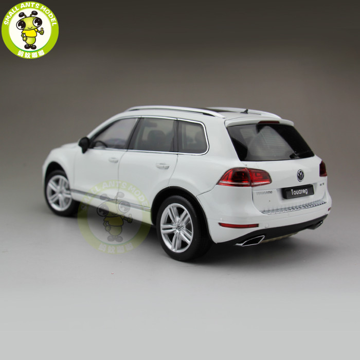 1/18 Welly 11005W VW Volkswagen Touareg Diecast Model Car Suv Toys for Kids Gift Collection