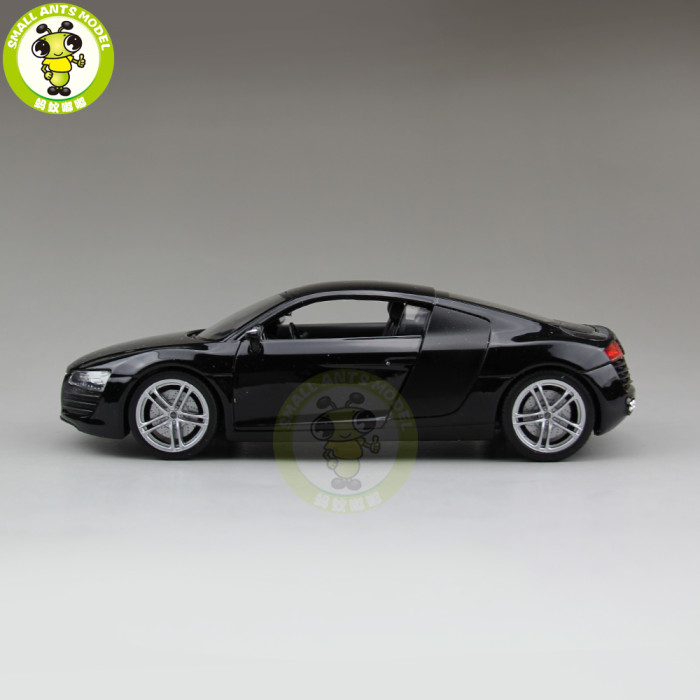 1/24 Welly Audi R8 V10 Racing Car Diecast Model Car Toys Boys Girls Gifts