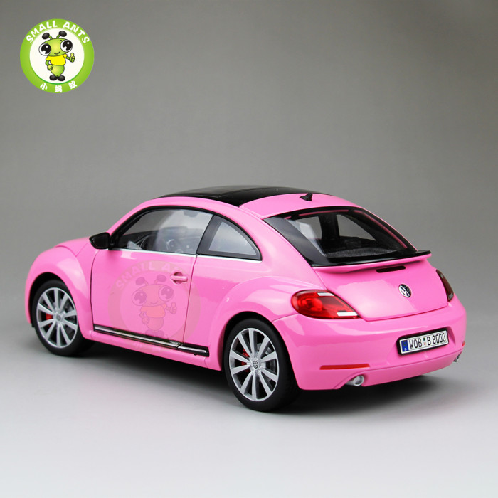 1/18 VW Volkswagen New Beetle Welly FX Diecast Car Model Toys for Kids Gift Collection 