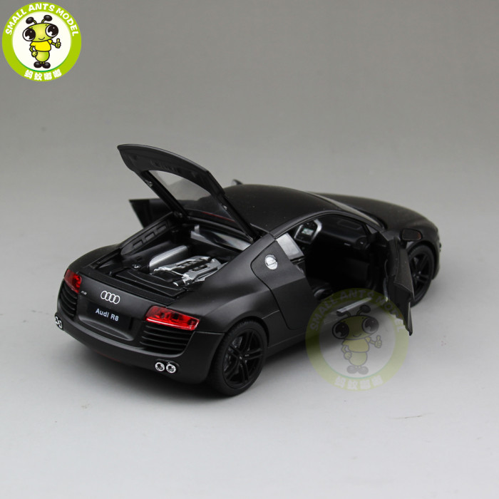 1/24 Welly Audi R8 V10 Racing Car Diecast Model Car Toys Boys Girls Gifts