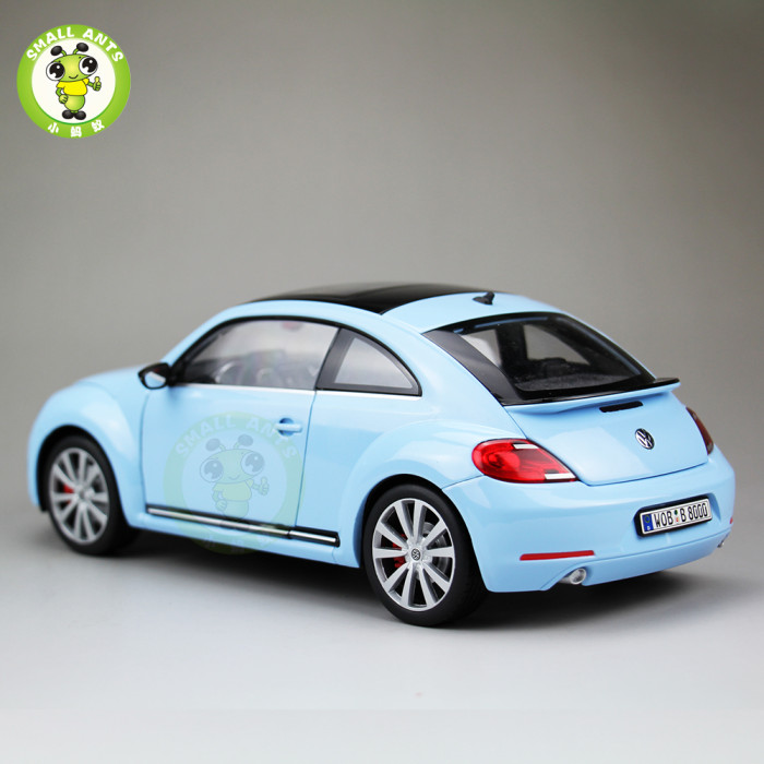 1/18 VW Volkswagen New Beetle Welly FX Diecast Car Model Toys for Kids Gift Collection 