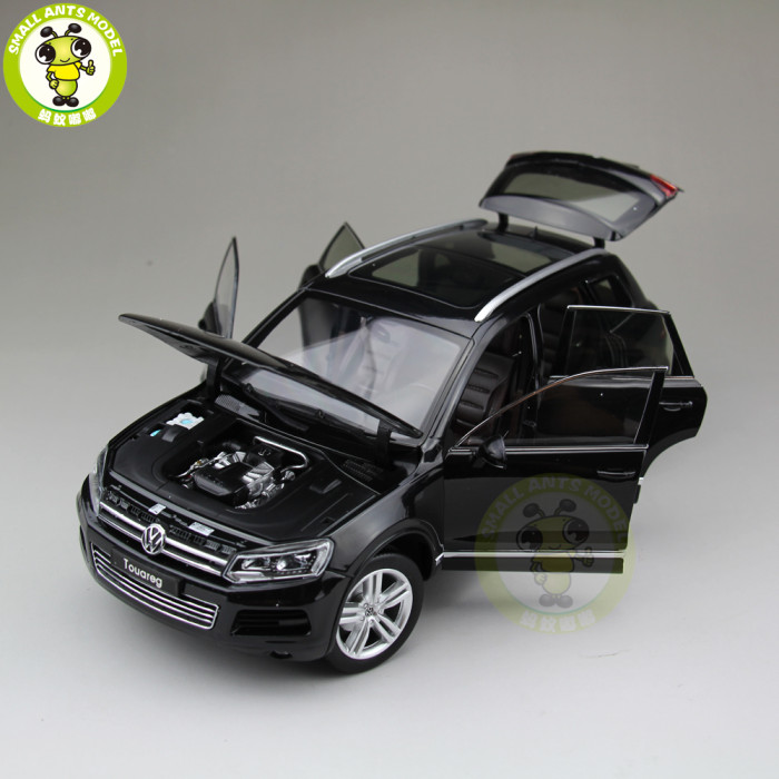 1/18 Welly 11005W VW Volkswagen Touareg Diecast Model Car Suv Toys for Kids Gift Collection