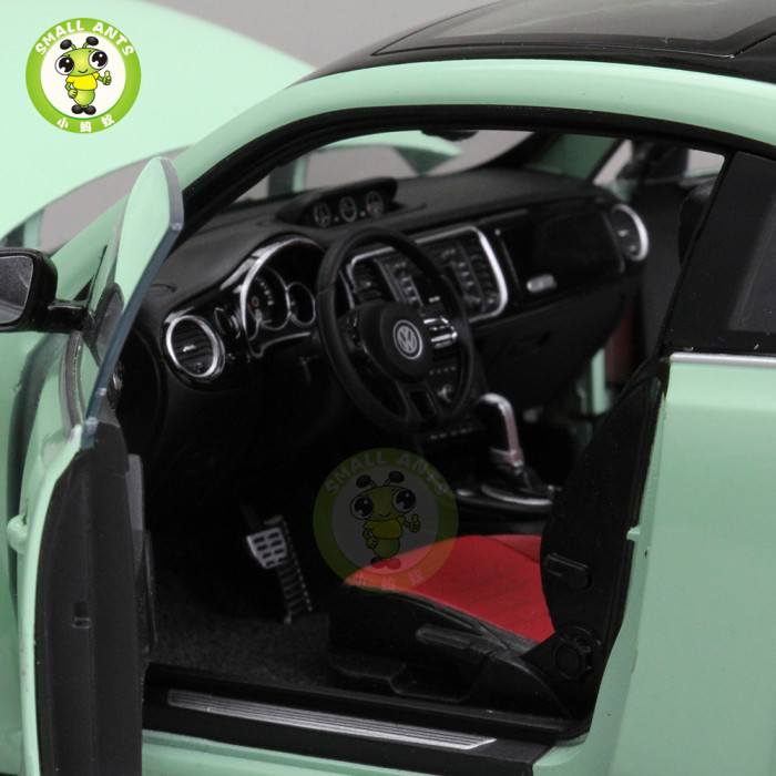 1/18 VW Volkswagen New Beetle Welly FX Diecast Car Model Toys for Kids Gift Collection 