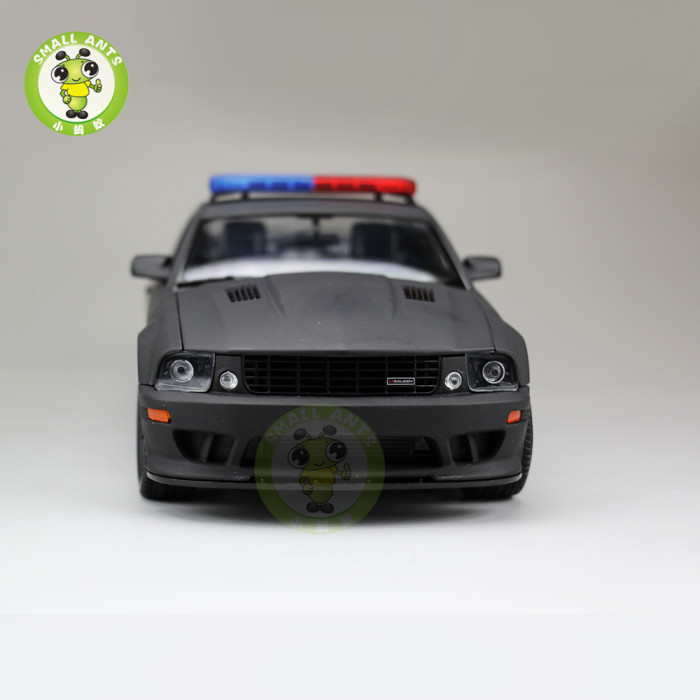 1/18 Welly Ford Mustang Saleen S281 Police Car Diecast Model Car Toys Kids Gifts