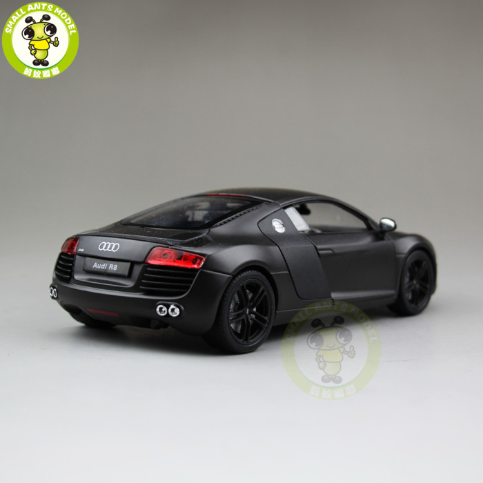 1/24 Welly Audi R8 V10 Racing Car Diecast Model Car Toys Boys Girls Gifts