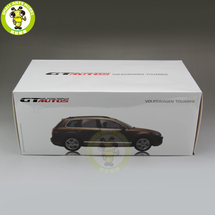 1/18 Welly 11005W VW Volkswagen Touareg Diecast Model Car Suv Toys for Kids Gift Collection