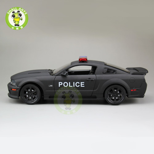 1/18 Welly Ford Mustang Saleen S281 Police Car Diecast Model Car Toys Kids Gifts