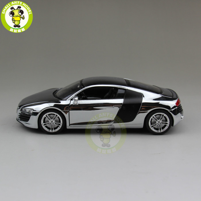 1/24 Welly Audi R8 V10 Racing Car Diecast Model Car Toys Boys Girls Gifts