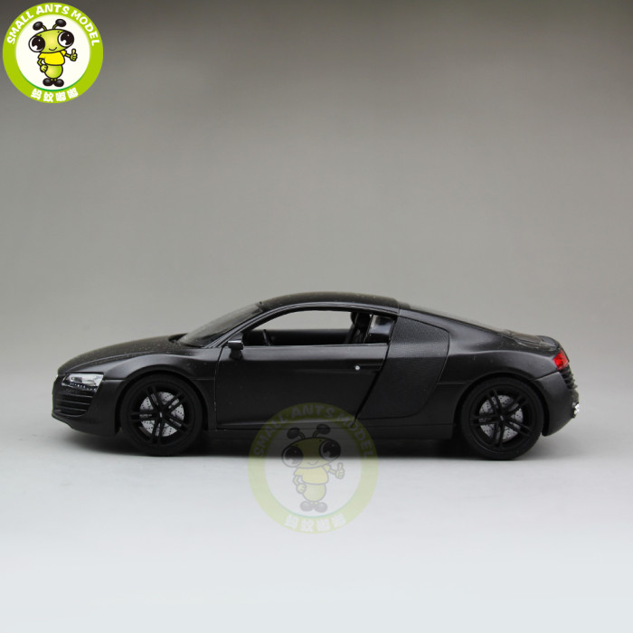 1/24 Welly Audi R8 V10 Racing Car Diecast Model Car Toys Boys Girls Gifts