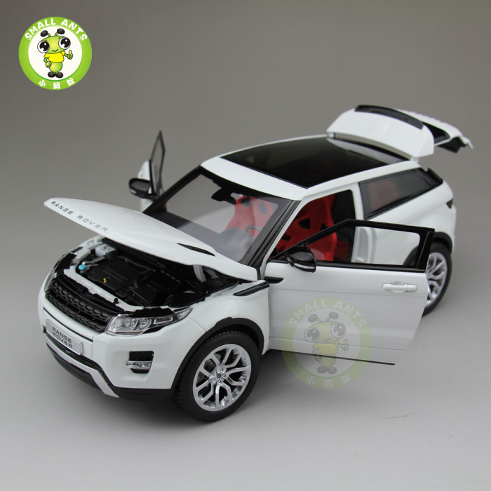 1/18 Welly GTAutos Land Rover Range Rover EVOQUE Diecast Model Racing Car Toys Kids Gifts