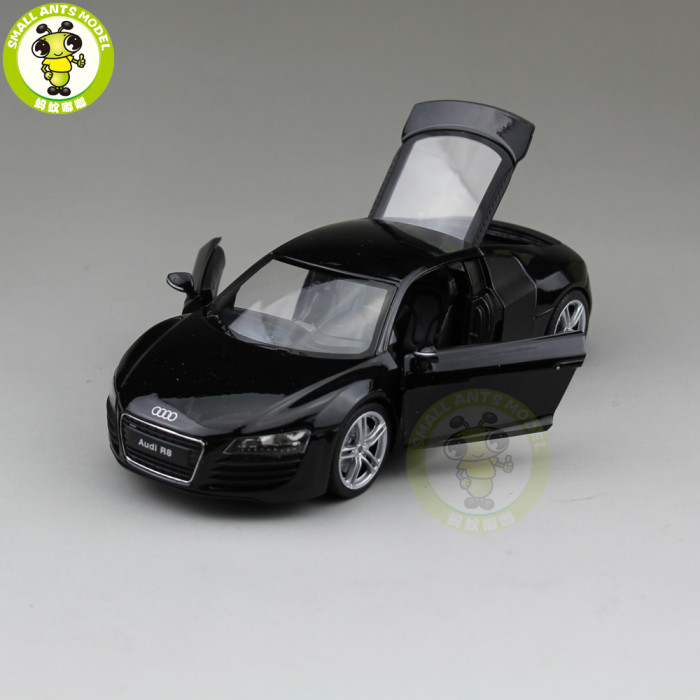 1/24 Welly Audi R8 V10 Racing Car Diecast Model Car Toys Boys Girls Gifts