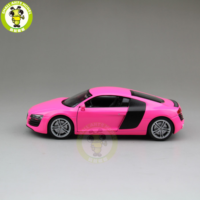 1/24 Welly Audi R8 V10 Racing Car Diecast Model Car Toys Boys Girls Gifts