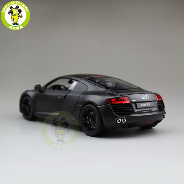 1/24 Welly Audi R8 V10 Racing Car Diecast Model Car Toys Boys Girls Gifts