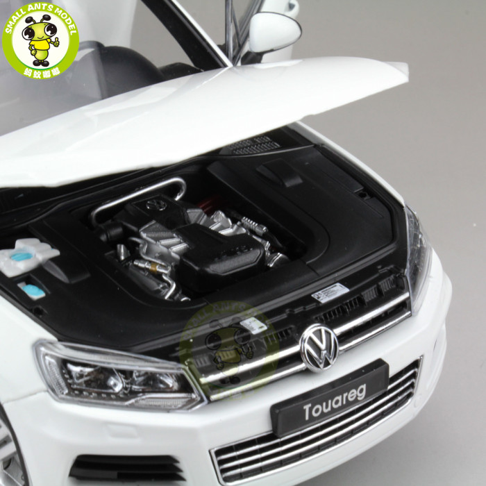 1/18 Welly 11005W VW Volkswagen Touareg Diecast Model Car Suv Toys for Kids Gift Collection