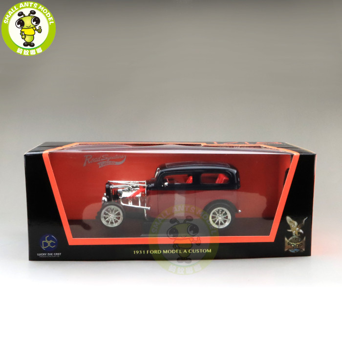 1/18 1931 Ford MODEL A CUSTOM Road Signature Diecast Model Car Toys