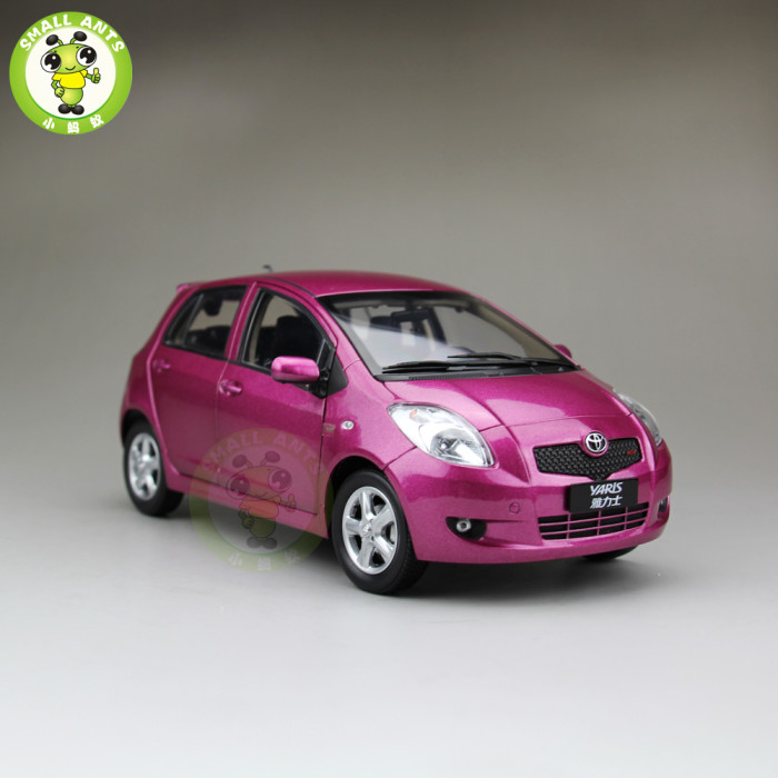1/18 Toyota Yaris 2008 Diecast Model Car Toys Kids Gifts