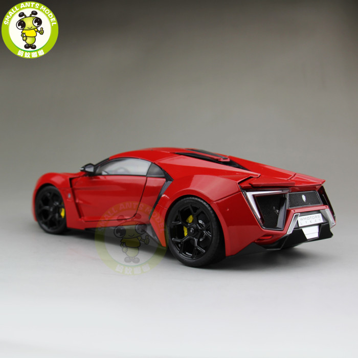 1/18 Autocraft Lykan Hypersport Racing Car Diecast Model Car Toys Kids Gifts