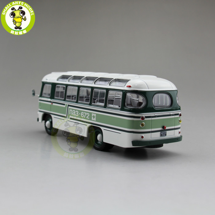 1/43 Classic 672 City Bus Soviet Union Russia Diecast Model Car Bus Toys Kids Gifts