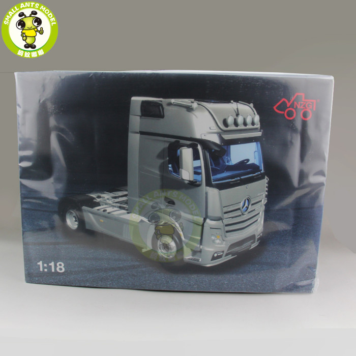 1/18 NZG BENZ ACTROS Truck Trailer Diecast Model Car Truck Toys Kids Gifts