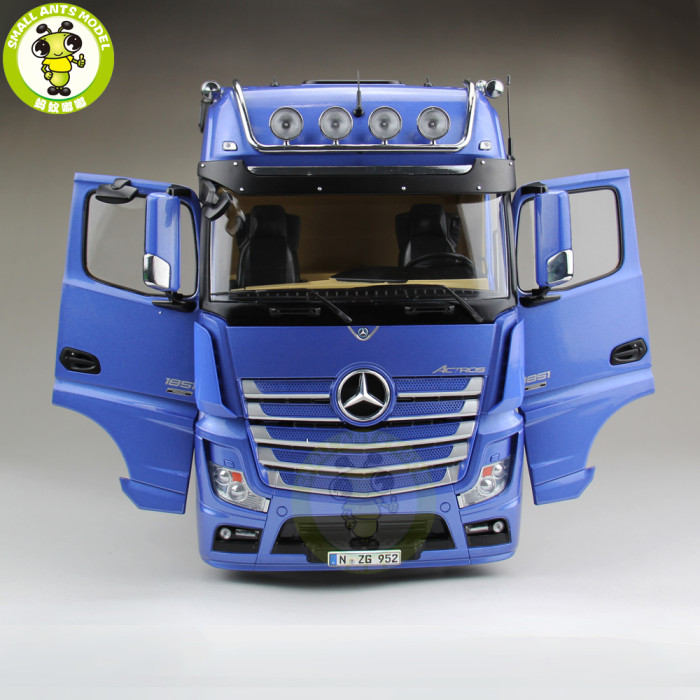 1/18 NZG BENZ ACTROS Truck Trailer Diecast Model Car Truck Toys Kids Gifts