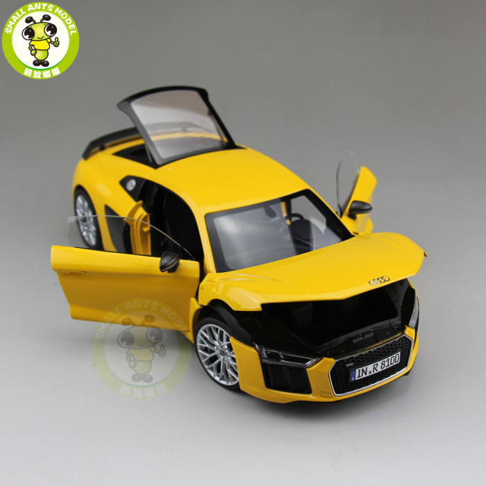 1/18 Audi R8 V10 Plus Coupe Diecast Racing CAR Model Toys Kids Gifts