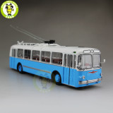 1/43 Classic Ziu-5 Soviet Union Russia Trolleybus City bus Diecast model Car Bus toys kids gifts