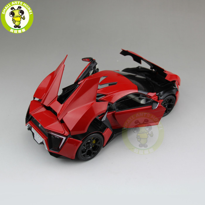 1/18 Autocraft Lykan Hypersport Racing Car Diecast Model Car Toys Kids Gifts